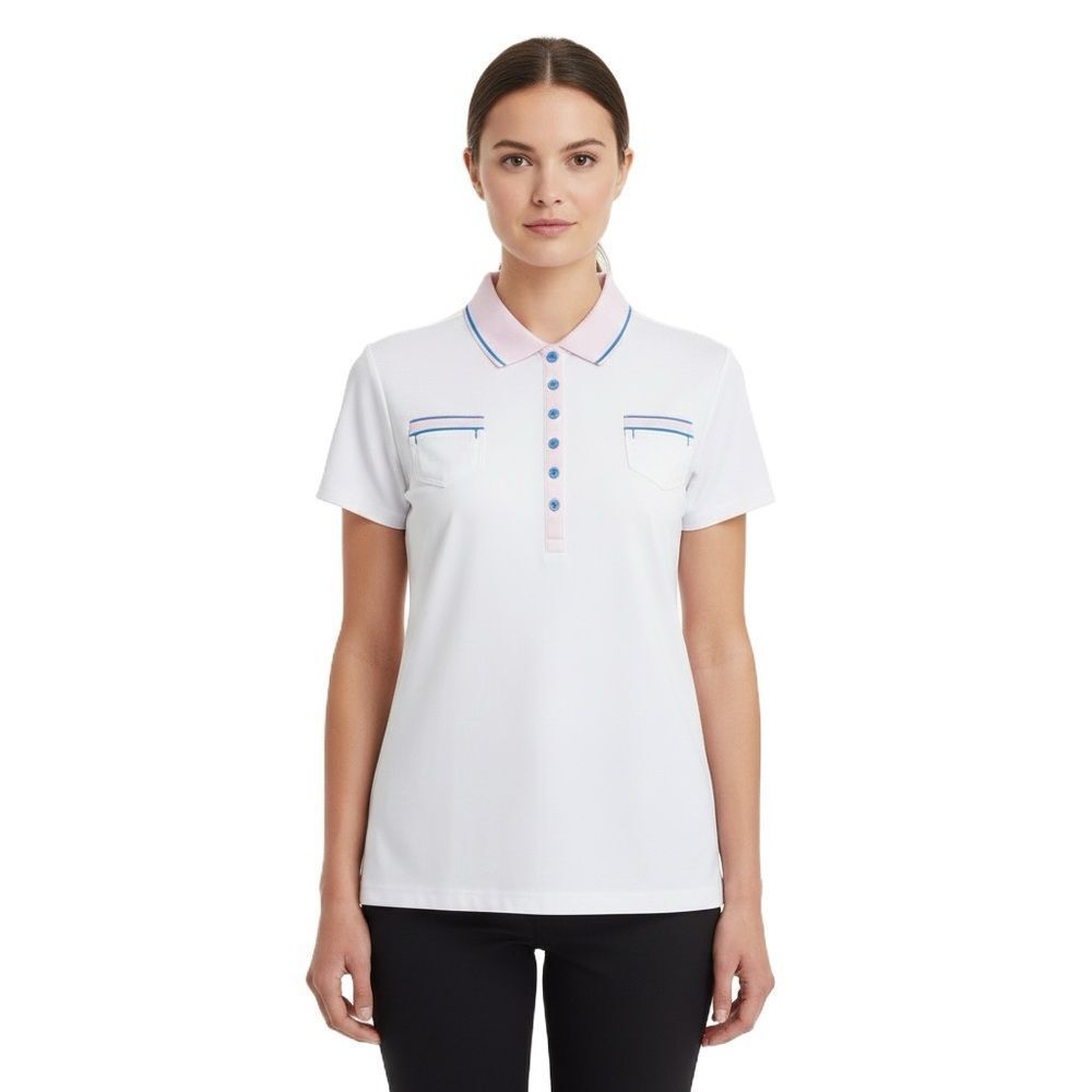 Callaway Women’s White Short Sleeve Polo Shirt